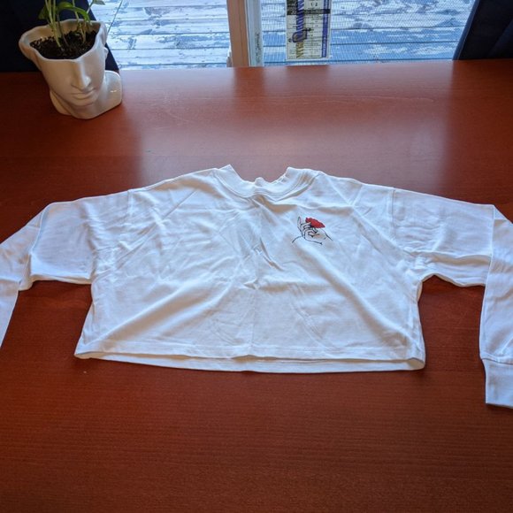 Forever 21 - white crop top - Picture 3 of 4